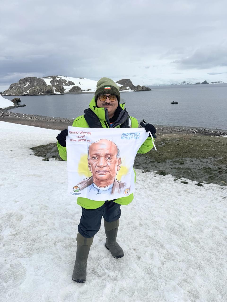 Dr. Rishi Raj Reaches Antarctica, Completing His Seven-Continent Expedition